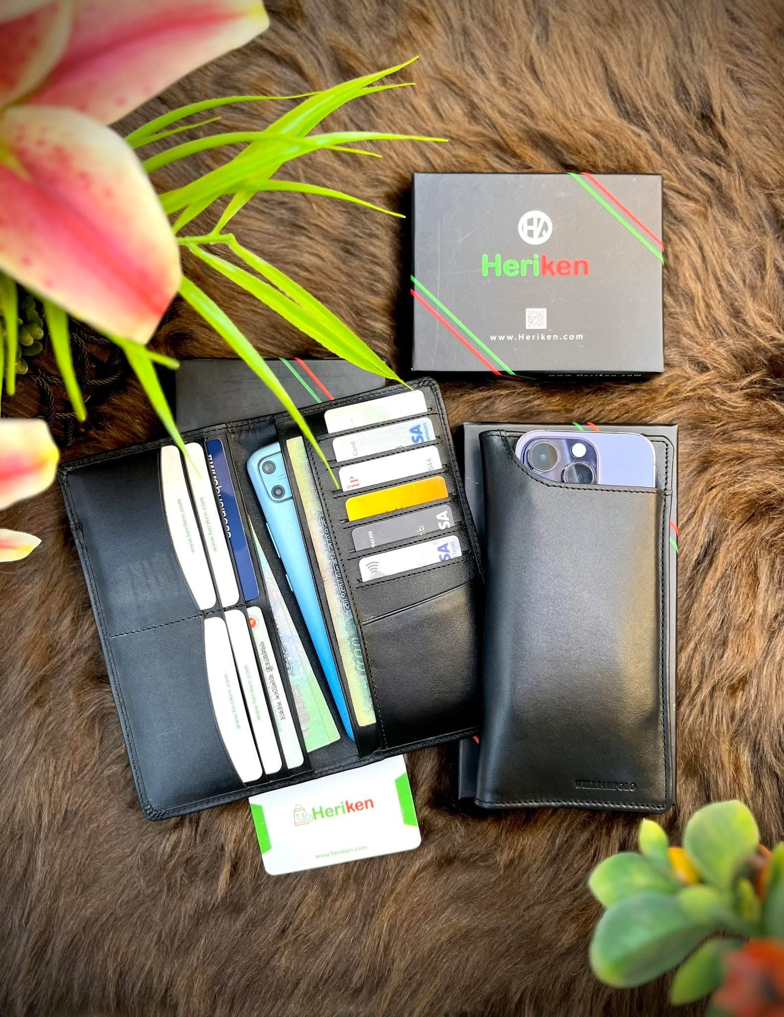 WilliamPOLO luxury Men Wallet - 100% Genuine Cow Leather