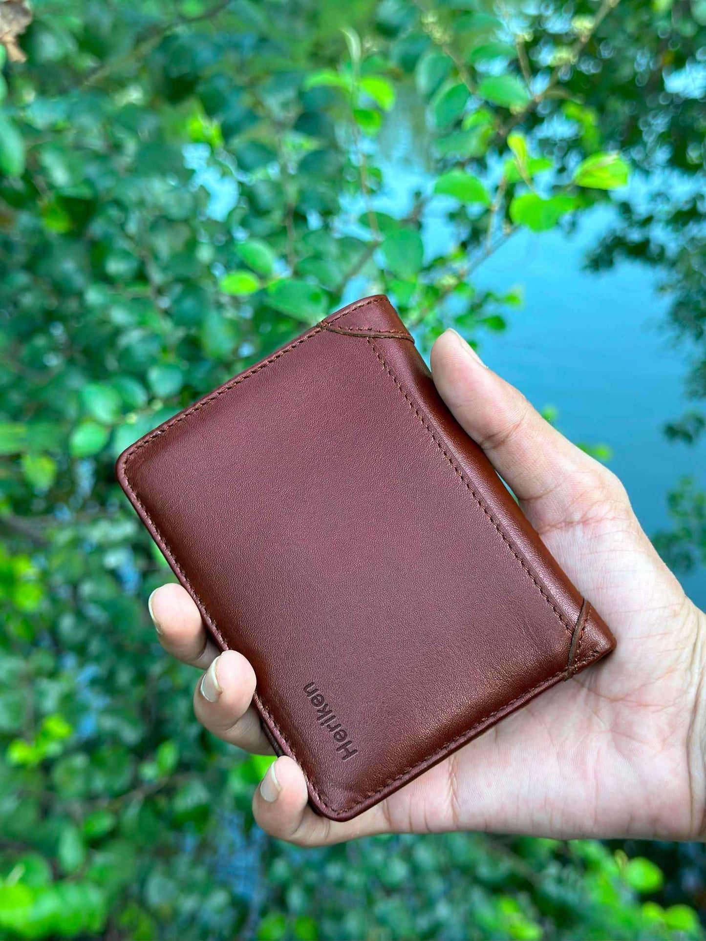 Antique Brown Leather Wallet