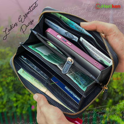 Exclusive Genuine Leather Zipper Wallet For Man & Women