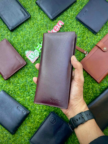 Best Selling Leather Long Wallet