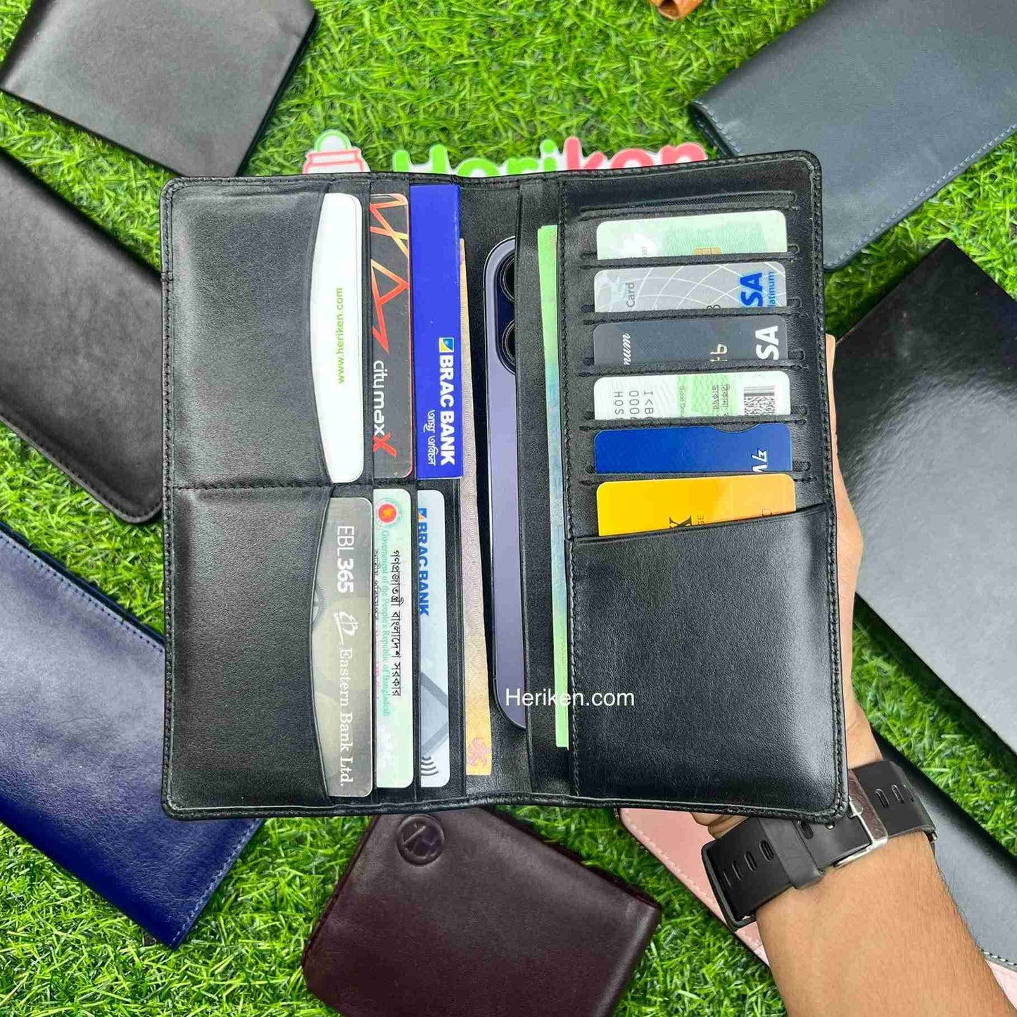 WilliamPOLO luxury Men Wallet - 100% Genuine Cow Leather