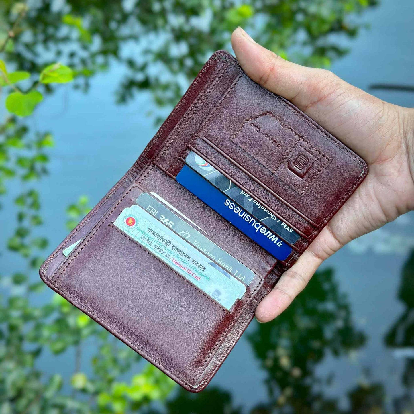 Antique Brown Leather Wallet