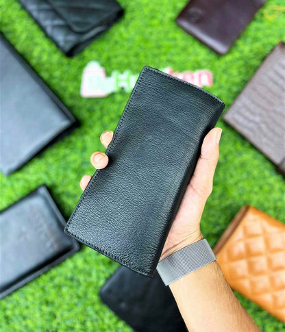 Executive Genuine Leather Long Wallet